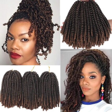 Extensions de cheveux en fibres chimiques 110g